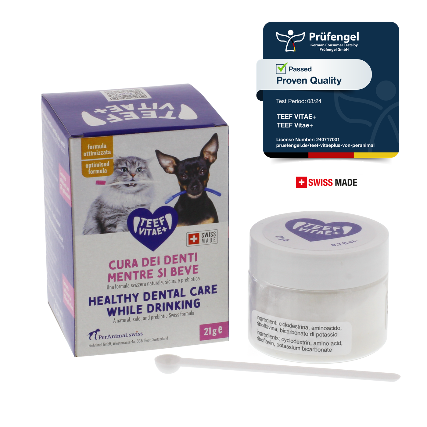 TEEF Vitae+® (21 g / up to 210 uses) | Healthy dental care for dogs & cats